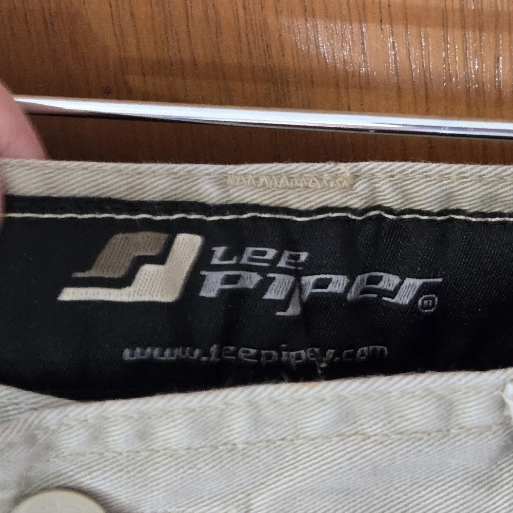 NWOT, Pipper By LEE, Boy's Beige Flannel lined Cargo Pants Size 18 - Picture 2 of 8